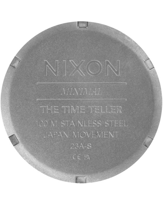 NIXON Time Teller Brown Leather Strap