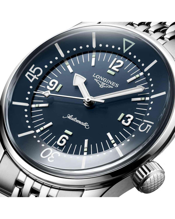 LONGINES Legend Diver COSC Automatic Silver Stainless Steel Bracelet