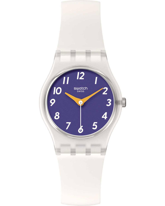 SWATCH Essentials The Gold Within You White Silicone Strap