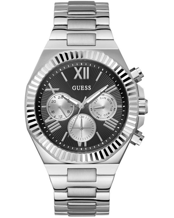 GUESS Equity Silver Stainless Steel Bracelet