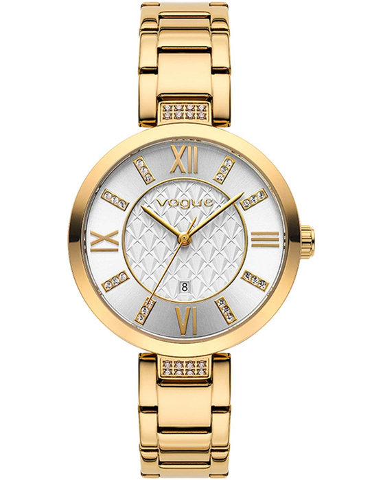 VOGUE Sweet Crystals Gold Stainless Steel Bracelet