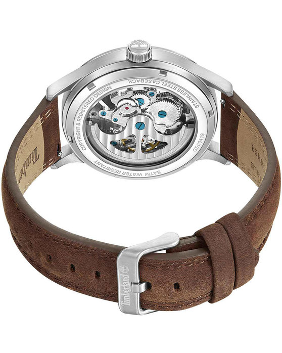 TIMBERLAND Langerbuck Automatic Brown Leather Strap