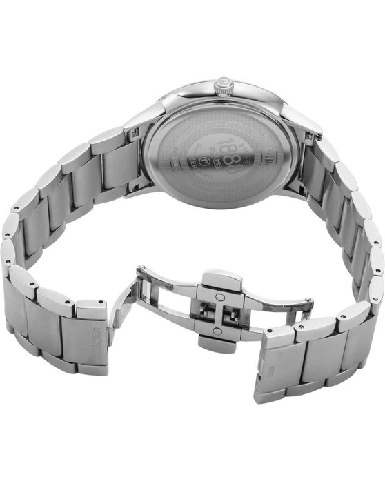 ROAMER R-Line Dual Time Silver Stainless Steel Bracelet Gift Set