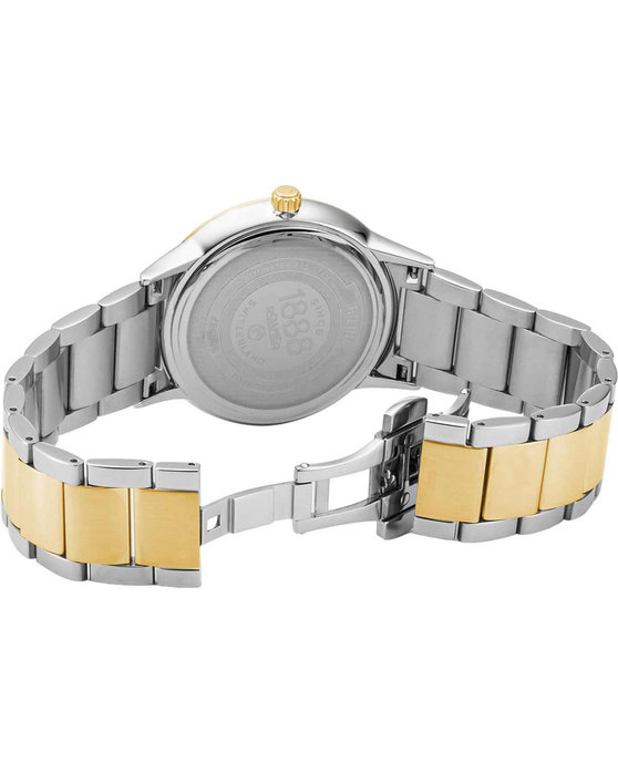 ROAMER R-Line Dual Time Two Tone Stainless Steel Bracelet Gift Set