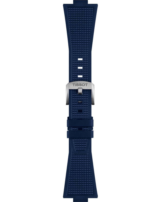 Ανταλλακτικό μπλε καουτσούκ λουράκι TISSOT για ρολόγια PRX 40mm