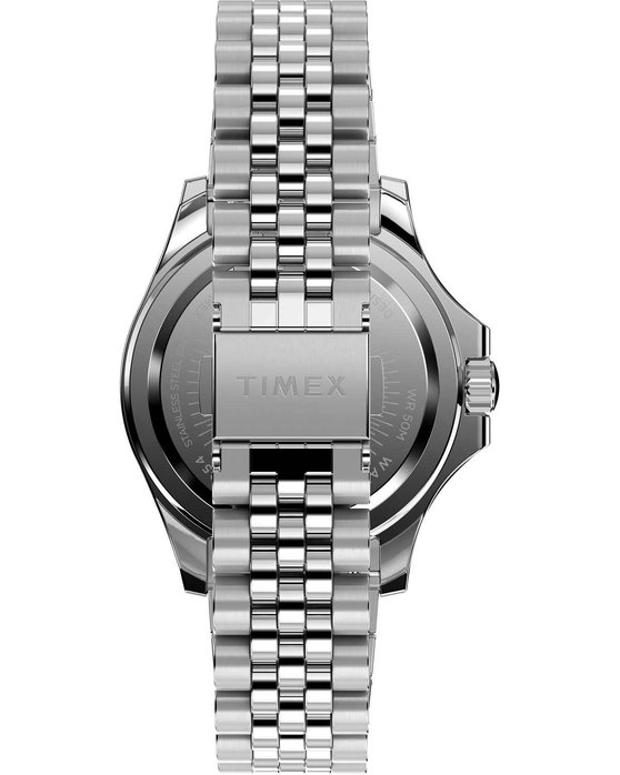 TIMEX Kaia Crystals Silver Stainless Steel Bracelet