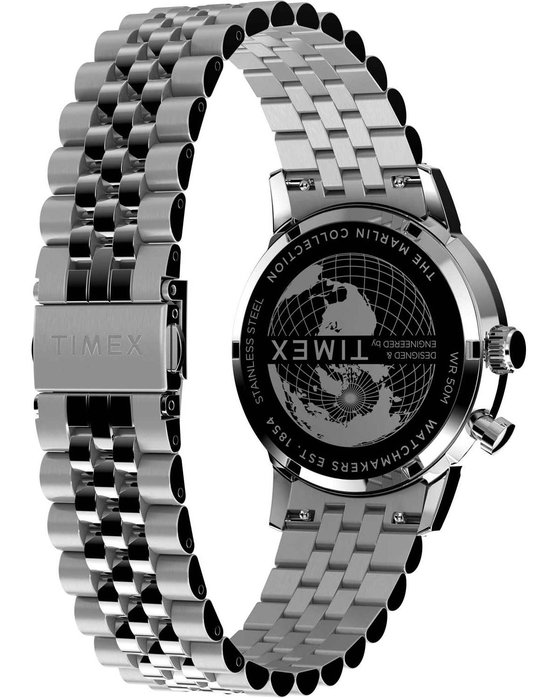 TIMEX Marlin Silver Stainless Steel Bracelet