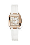 GUESS Collection White Leather Strap