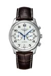 LONGINES The Longines Master Collection Automatic Chronograph Brown Leather Strap