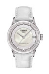 TISSOT T-Lady Luxury Powermatic 80 Automatic White Leather Strap