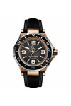 GUESS Collection Black Leather Strap