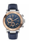 GUESS Collection Gc1 Class Men's Chrono Blue Leather Strap