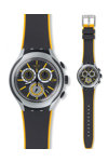 SWATCH Bee Droid Chrono Mens Grey Rubber Strap