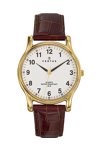 CERTUS Classic Mens Gold Brown Leather Strap