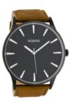 OOZOO XL Timepieces Brown Leather Strap