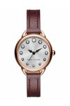 MARC BY MARC JACOBS Betty Rose Gold Bordeuax Leather Strap
