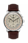 ZEPPELIN LZ 126 Los Angeles Chronograph Brown Leather Strap