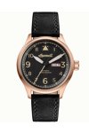 INGERSOLL The Bateman Automatic Black Leather Strap