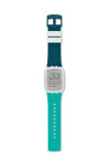 SWATCH Optitouch Chronograph Two Tone Silicone Strap