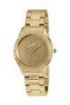 Jacques LEMANS Rome Crystals Gold Stainless Steel Bracelet