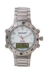 TIMBERLAND Gents Dual Time Chronograph Silver Stainless Steel Bracelet