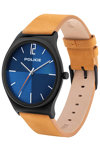 POLICE Orkneys Brown Leather Strap