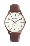 PIERRE CARDIN Mens Brown Leather Strap