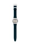 SWATCH Bluechic Blue Leather Strap