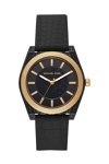 Michael KORS Channing Black Silicone Strap