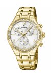 FESTINA Ladies Crystals Chronograph Gold Stainless Steel Bracelet
