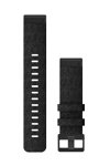 GARMIN QuickFit 22 mm Heathered Black Nylon Replacement Strap