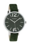 OOZOO Timepieces Green Leather Strap