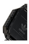 ADIDAS ORIGINALS Archive MR2 Dual Time Chronograph Black Stainless Steel Bracelet
