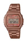 CASIO Vintage Iconic Chronograph Rose Gold Stainless Steel Bracelet