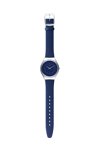 SWATCH Skin Irony Skin Sideral Blue Leather Strap
