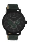 OOZOO Timepieces Green Leather Strap (45mm)