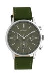 OOZOO Timepieces Olive Green Leather Strap (40mm)
