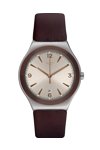 SWATCH O'Choco Brown Leather Strap