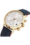 TED BAKER Cosmop Chronograph Blue Leather Strap