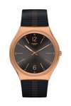 SWATCH Soccer Passion Bienne By Night Brown Rubber Strap