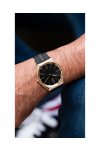 SWATCH Soccer Passion Bienne By Night Brown Rubber Strap