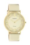 OOZOO Vintage Gold Leather Strap