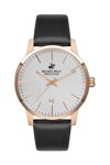 BEVERLY HILLS POLO CLUB Gents Black Leather Strap