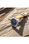 TIMBERLAND Forestdale Dual Time Brown Leather Strap