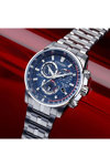 CITIZEN Eco-Drive RadioControlled Chronograph Silver Stainless Steel Bracelet