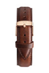 DANIEL WELLINGTON St. Mawes Brown Leather Strap 40mm
