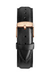 DANIEL WELLINGTON Sheffield Black Leather Strap 40mm