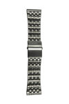 DIESEL Grey Stainless Steel Bracelet 28 mm width