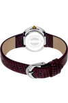 Just CAVALLI C by JC Crystals Bordeaux Leather Strap