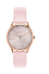 TED BAKER Belgravia Pink Leather Strap